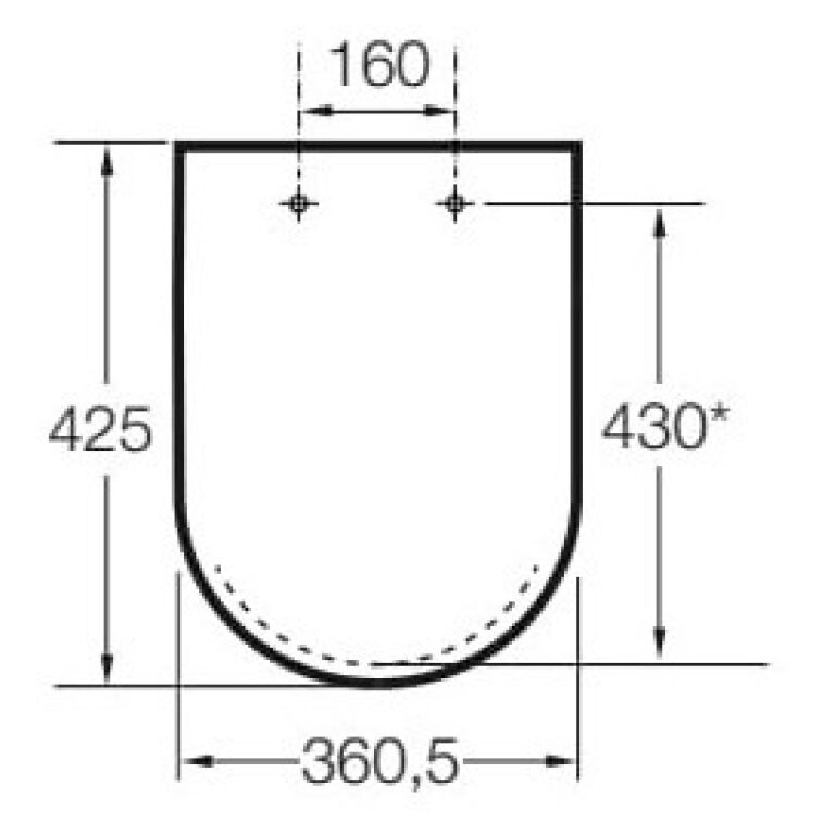 Asiento Tapa Inodoro Roca Dama Senso Con Bisagras Extraibles - Imagen 2
