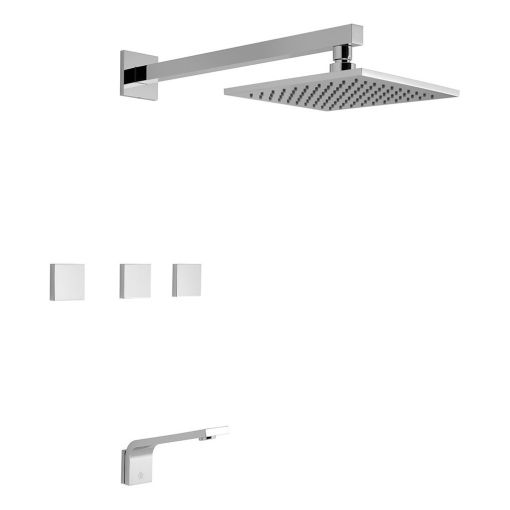 Grifería Fv Chalten Ducha Embutir Con Transferencia 0103/h4