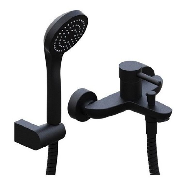 Griferia Hidromet Vector Ducha Exterior Negro