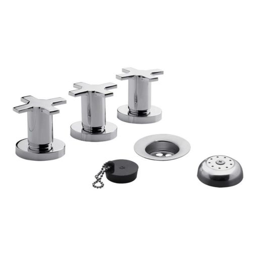 Griferia Fv Alerce Bidet Cruz Baño Garantía Metal 295/d7 Cr