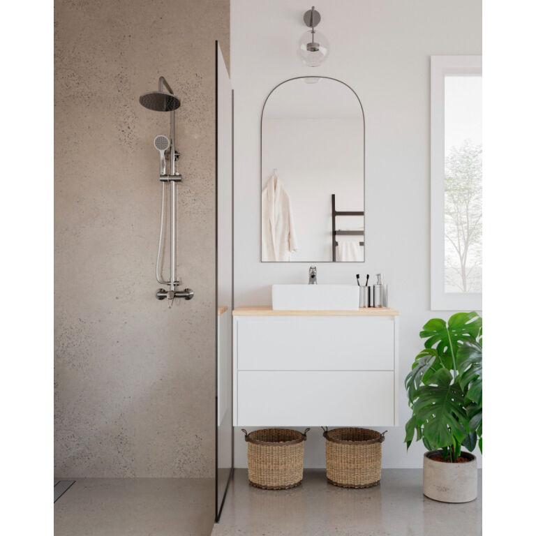 Griferia Vasser Iris Ducha Exterior Con Barral Y Duchador - Imagen 3