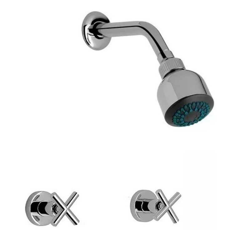 Grifería Hydros Novara Cruz Ducha Embutir Sin Transferencia