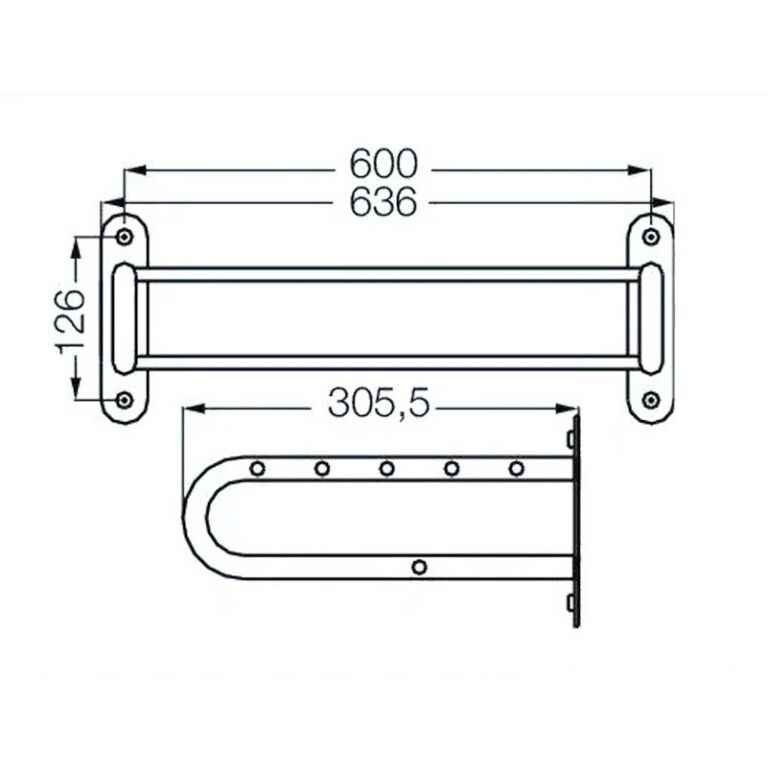 Repisa Toallero Fv Grand Hotel 0713.10/37 Accesorio Baño - Imagen 2