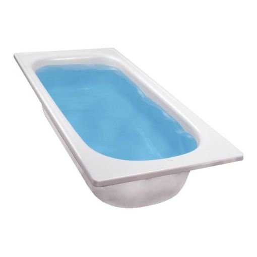 Bañera Ferrum Chapa 160 Mts Sin Antideslizante Blanca Bo16c