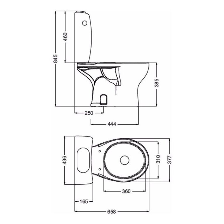 Inodoro Largo Ferrum Atuel Florencia Blanco - Imagen 2