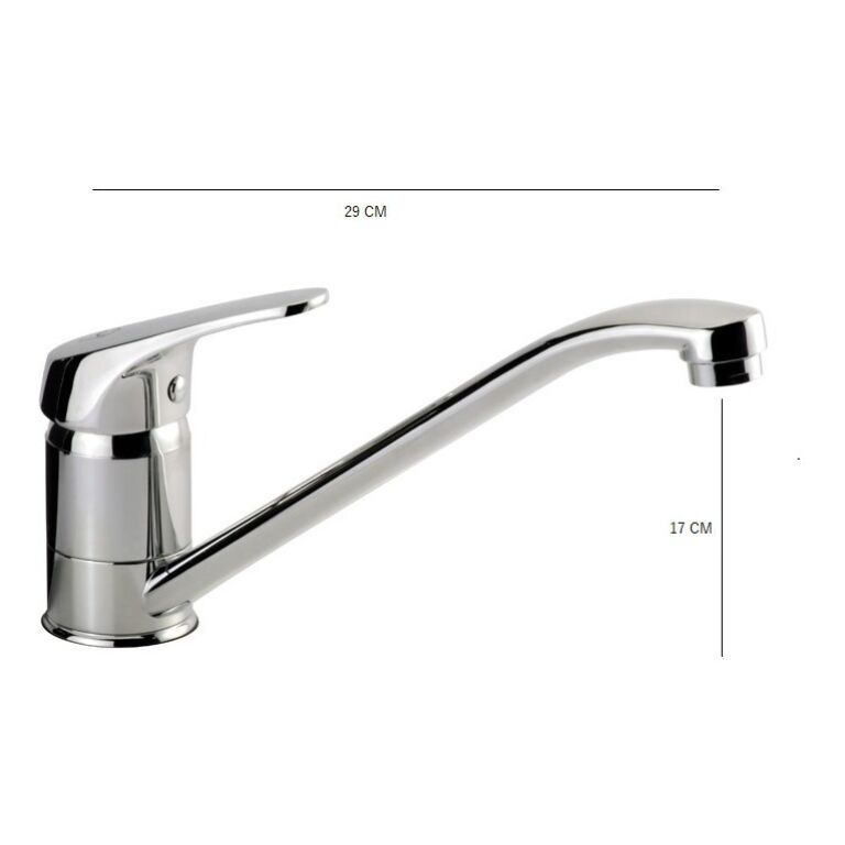 Griferia Shift Ipanema Cocina Monocomando Metálica Cerámico - Imagen 2