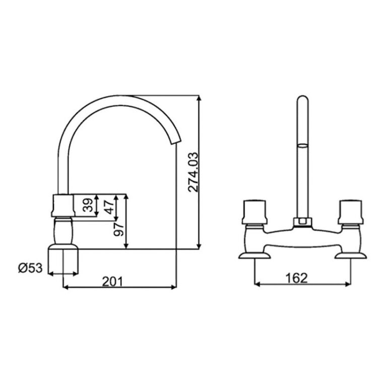 Griferia Hidromet Spray Cocina Mesada 1030 Cromo - Imagen 2