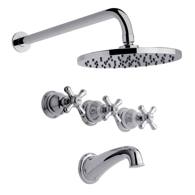 Grifería Fv Denisse Cruz Ducha Embutir Transferencia 103/64