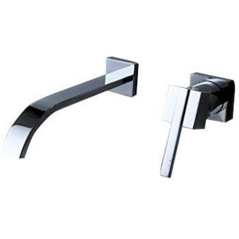 Grifería Lavatorio Pared Monocomando Radison Baño Metalica - Imagen 5