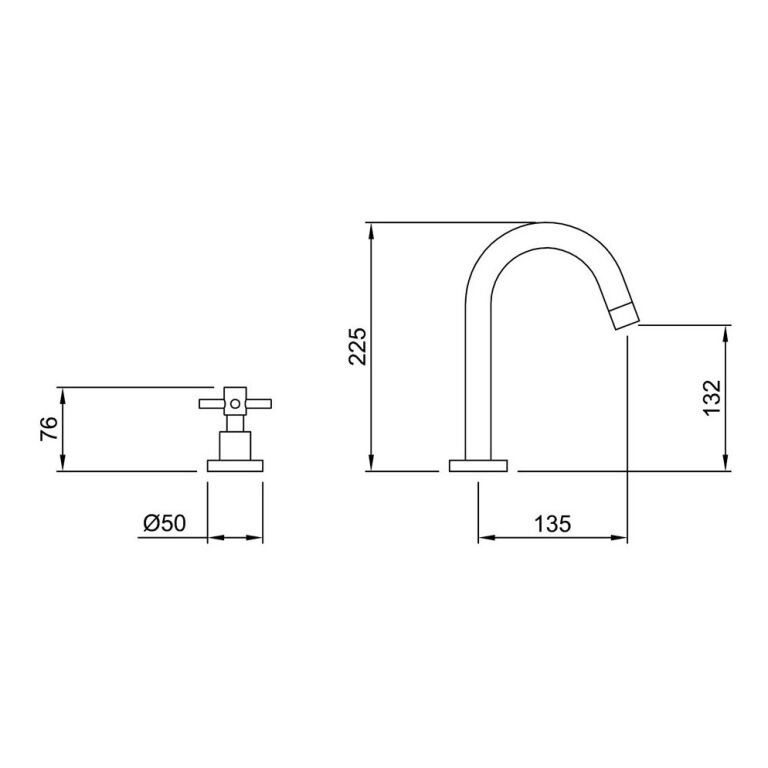 Grifería Peirano Roda Lavatorio Mesada Cierre Cerámico - Imagen 4