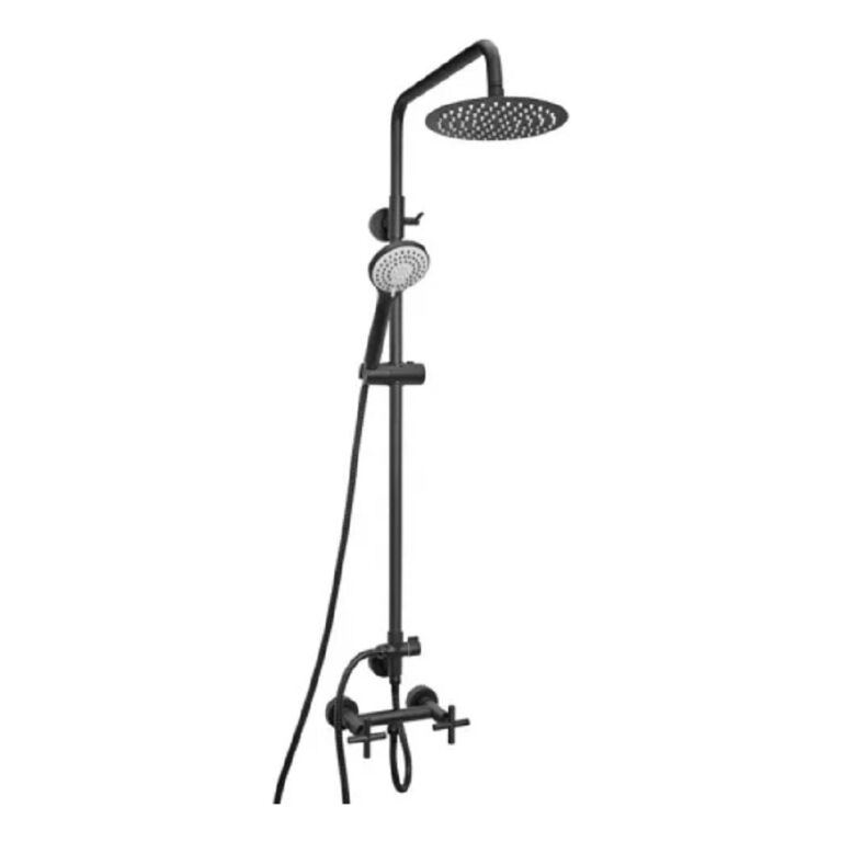 Griferia Ducha Peirano Exterior Columna Black Velvet 84-190 - Imagen 2