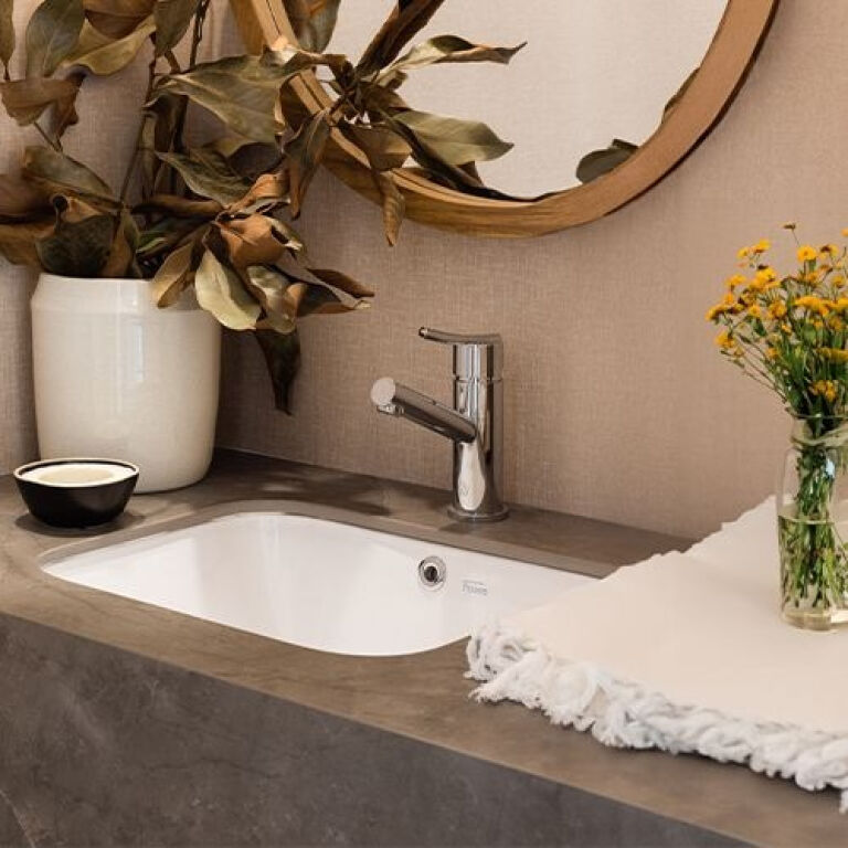 Bacha Ferrum Esquel Cuadra Bajo Mesada Cod-lb818-b - Imagen 3