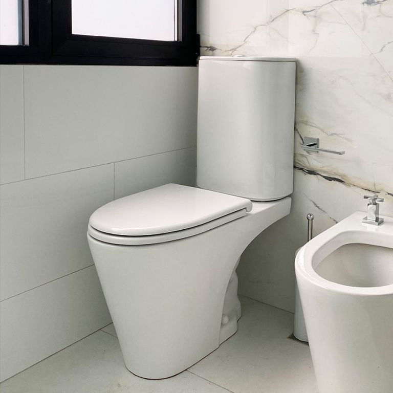 Asiento Tapa Inodoro Marina Ferrum Cierra Suave Amortiguada - Imagen 3