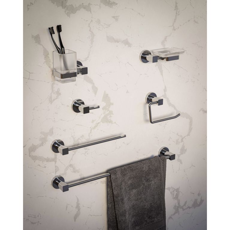Percha Vasser Zafiro Accesorio Baño Metal 12/1829 - Imagen 3