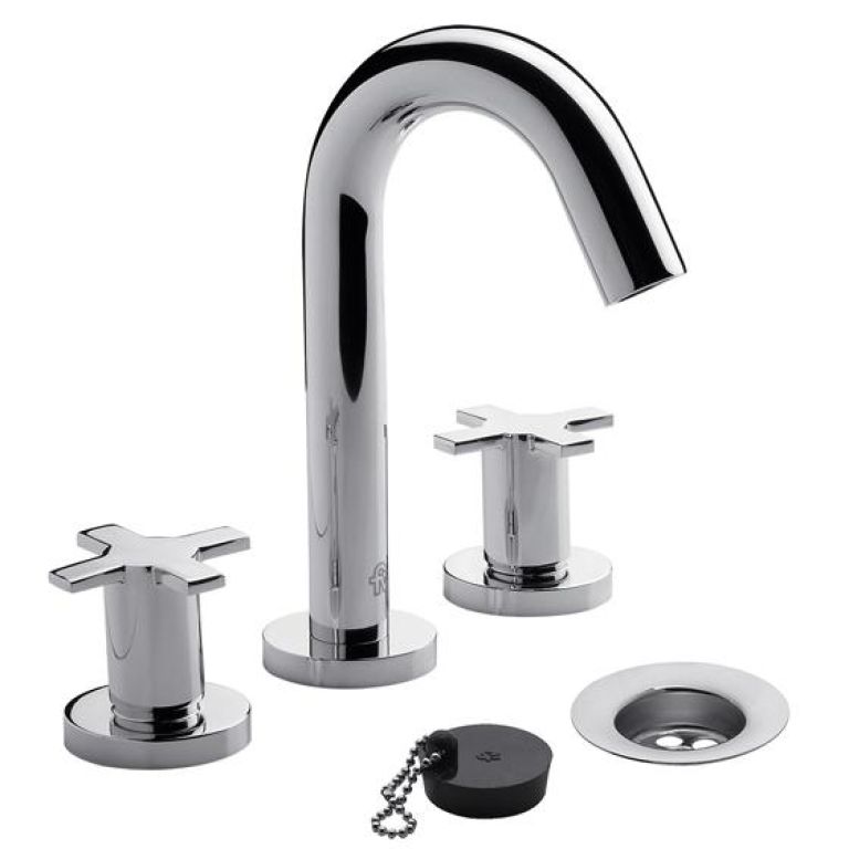 Griferia Fv Alerce Lavatorio Cruz Baño Garantía 0207/dl