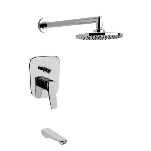 Griferia Fv Chapelco Ducha Con Transferencia 0106/s7 Cromo