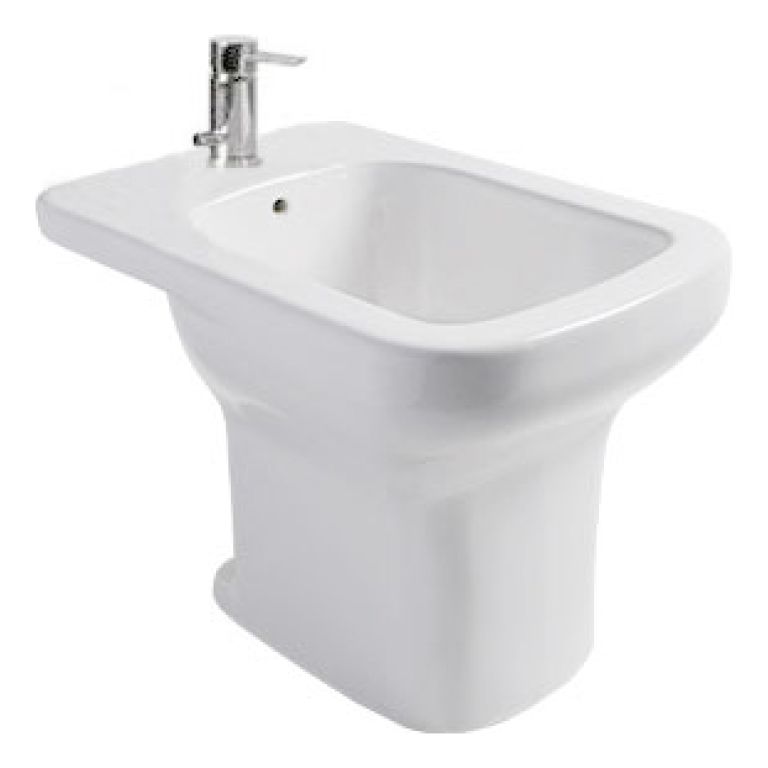 Combo Ferrum Limay Inodoro Corto + Bidet De 1 O 3 Agujeros - Imagen 6