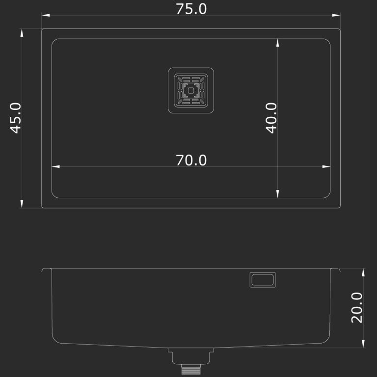 Bacha Mi Pileta Essentia Cocina Simple Acero 670 Silver - Imagen 2