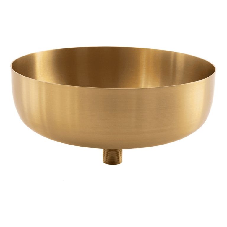 Bacha Mi Pileta Baño Apoyo Zingara 940 Gold Redonda Acero In - Imagen 4