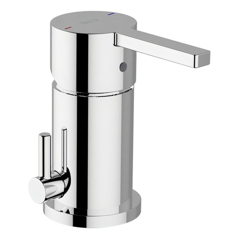 Griferia Roca Naia Bidet Monocomando Cromo Cierre Ceramico