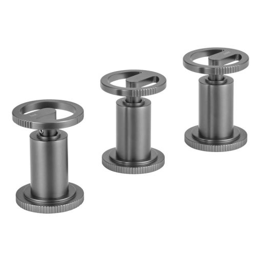 Griferia Bidet Bano Peirano Pulse 70-175gr Grafito