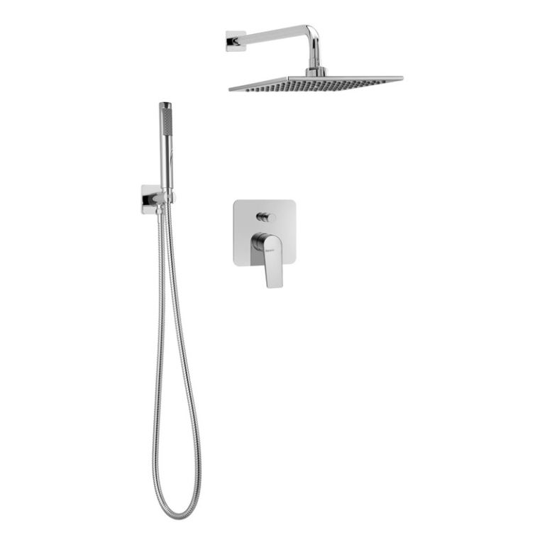 Griferia Peirano Wave Ducha con duchador De Mano 85-168 Cromo