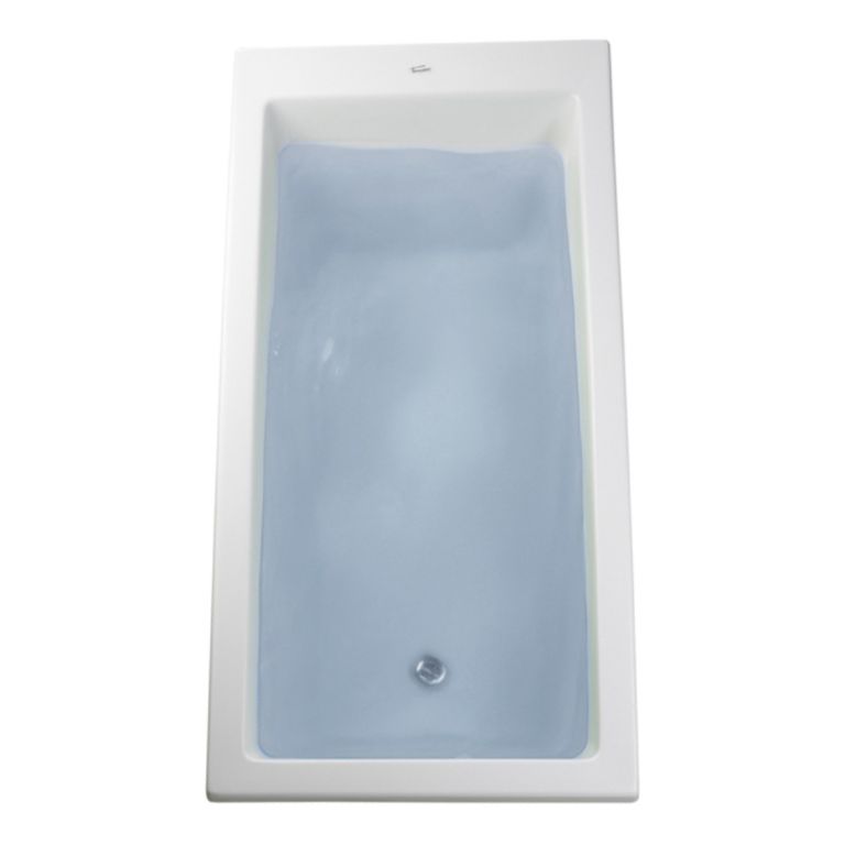 Banera Empotrada Ferrum Niza De 1400mm X 750mm X 400mm Color Blanca Color Blanco