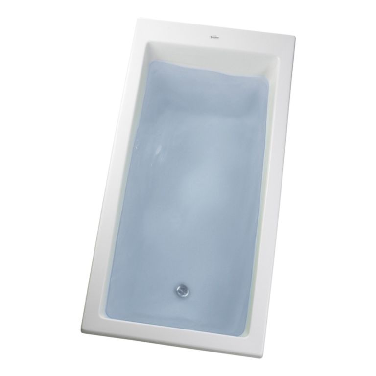 Banera Empotrada Ferrum Niza De 1400mm X 750mm X 400mm Color Blanca Color Blanco - Imagen 2