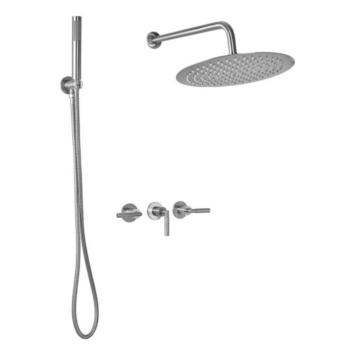 Griferia Ducha Peirano Beat Niquel C/duchador 85-201ni