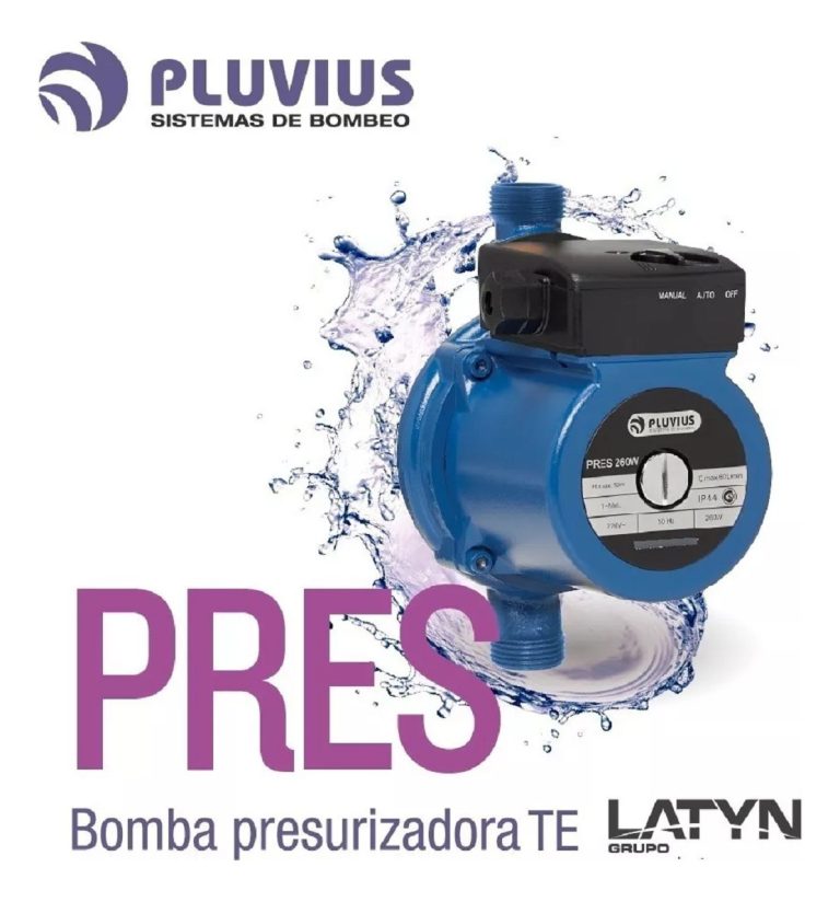 Bomba Presurizadora Latyn Pluvius Pres 260w Mayor Presion - Imagen 4