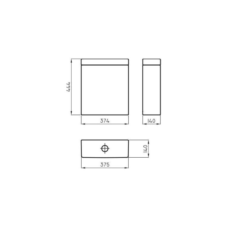 Deposito Apoyar Ferrum Fontana Dual 4.5lts Blanco Dow4f-b - Imagen 5