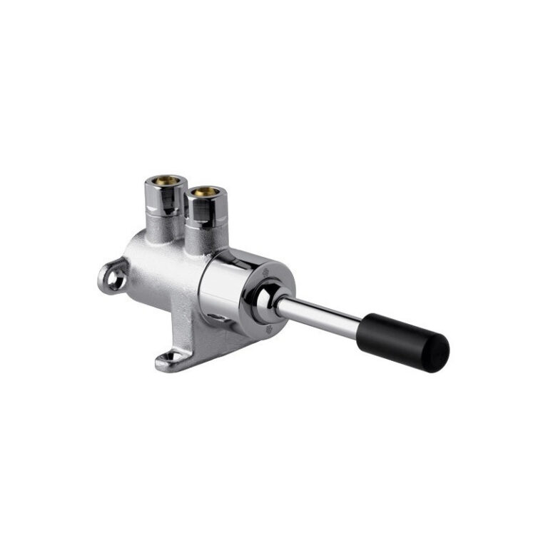 Valvula Pedal Automatica Fv Para Piso Pressmatic 0347a Cuota Color Plateado - Imagen 3