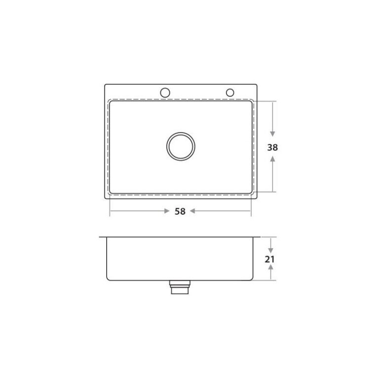 Bacha Acero Inoxidable Mi Pileta 715e Con Dosificador Encast - Imagen 2