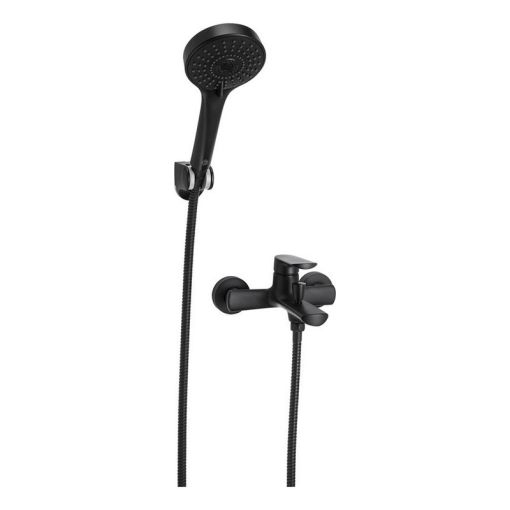 Griferia Fv Aromo Ducha Exterior Monocomando Negra 0310/D8-NG