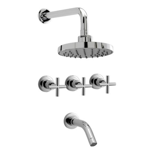 Griferia Peirano Valencia Ducha Embutir Con Transferencia