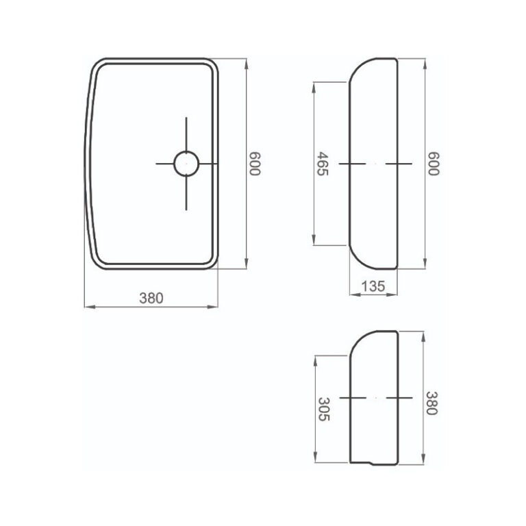 Bacha Ferrum Petra De Apoyo Rectangular Marmolado Gris - Imagen 2