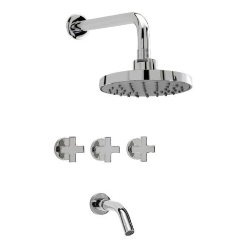 Griferia Peirano Vigo Ducha Embutir Con Transferencia 80-132