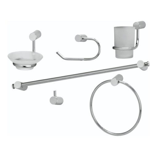 Set Accesorios Baño Peirano Linea 10000 6 Piezas Metal