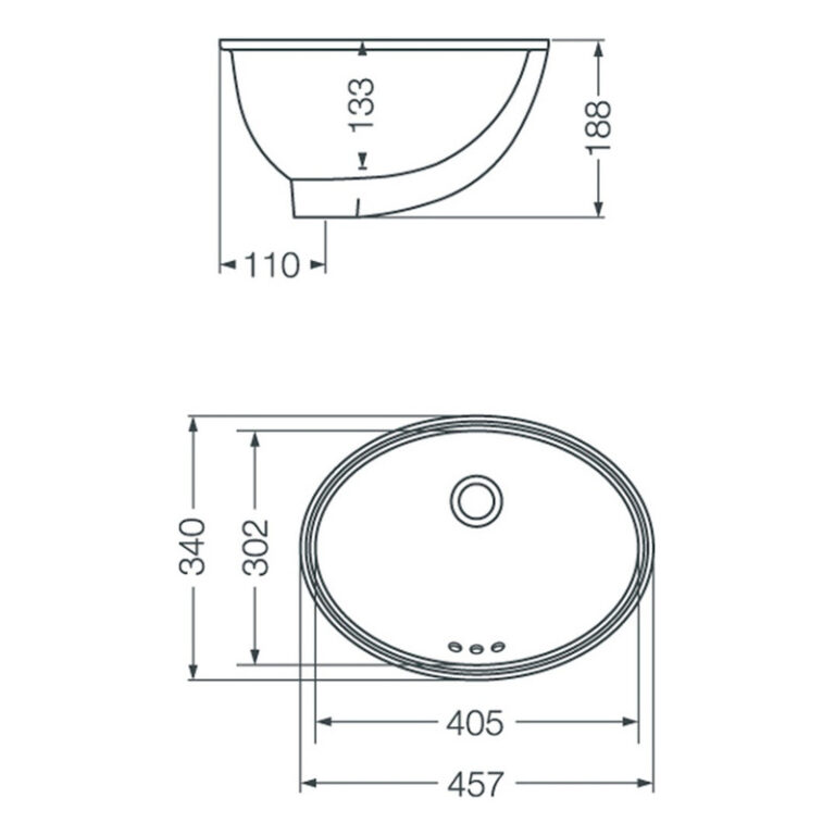 Bacha Ferrum Ariana Embutir Bajo Mesada Embutir Lch Bano - Imagen 2