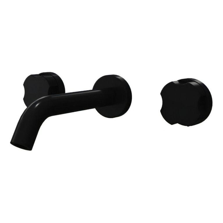 Griferia Vasser Senza Black Lavatorio Pared Negro 26/1021.ng