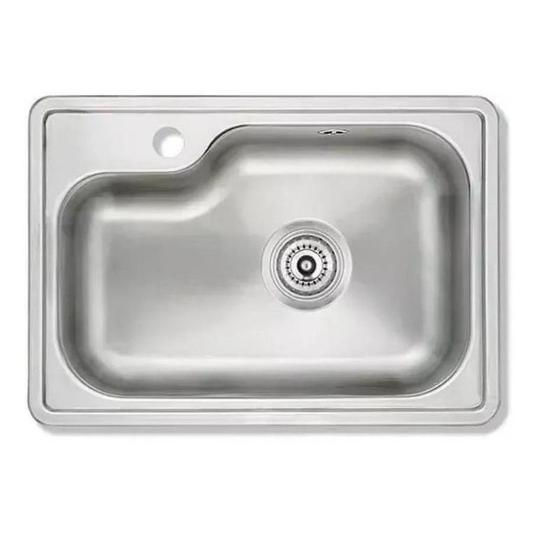 Bacha Mi Pileta Simple Encastrable De Acero Inoxidable 800e