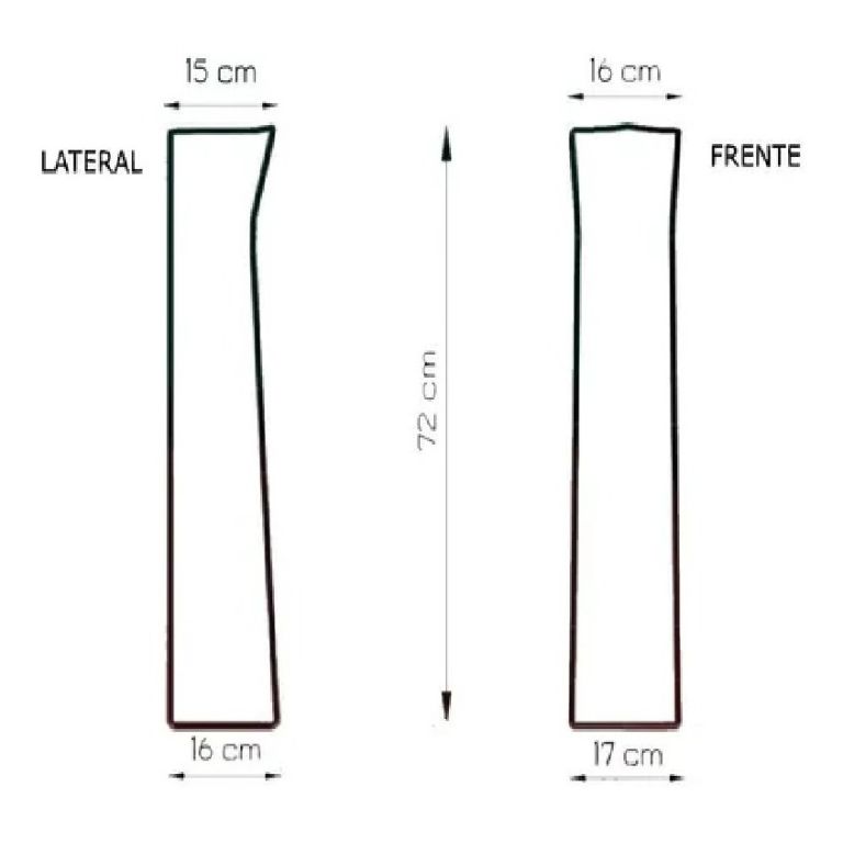 Columna De Lavatorio Roca Capea Línea Italiana Blanco - Imagen 2