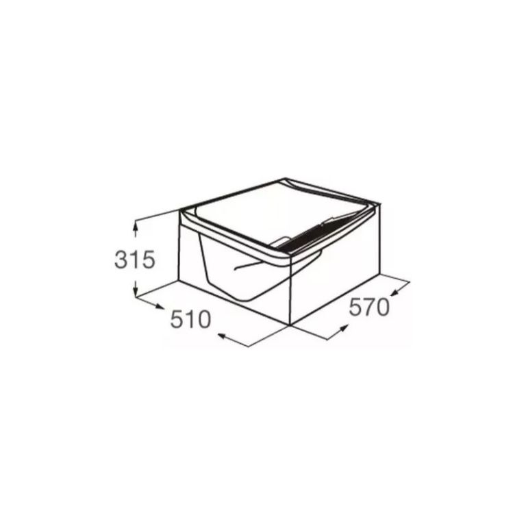 Pileta Ferrum De Lavadero Plástica 24 Lt Lp024-b - Imagen 2