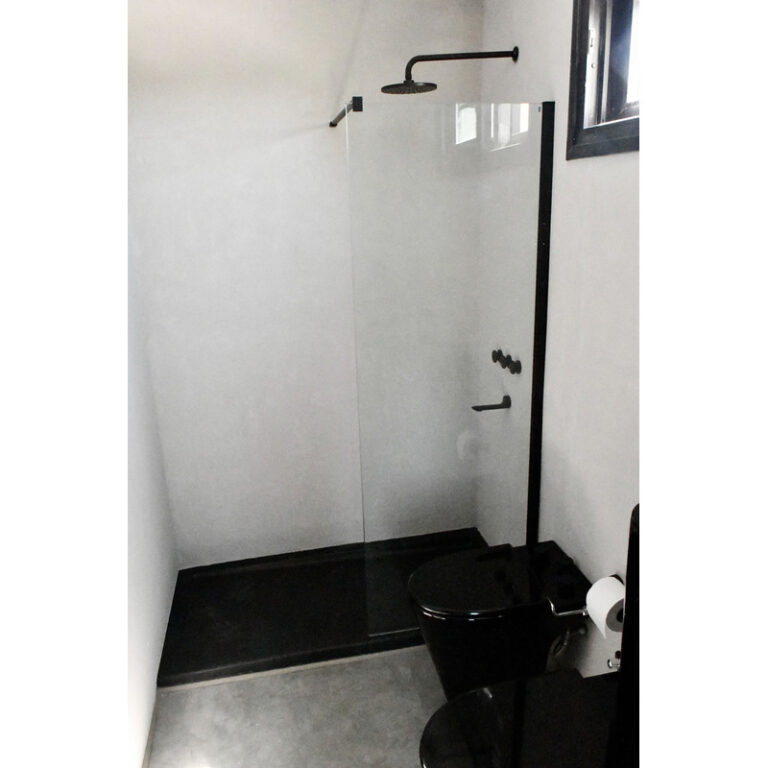 Receptaculo Ducha Ferrum Niza Khios Ra16-ns Acrilico Negro - Imagen 2