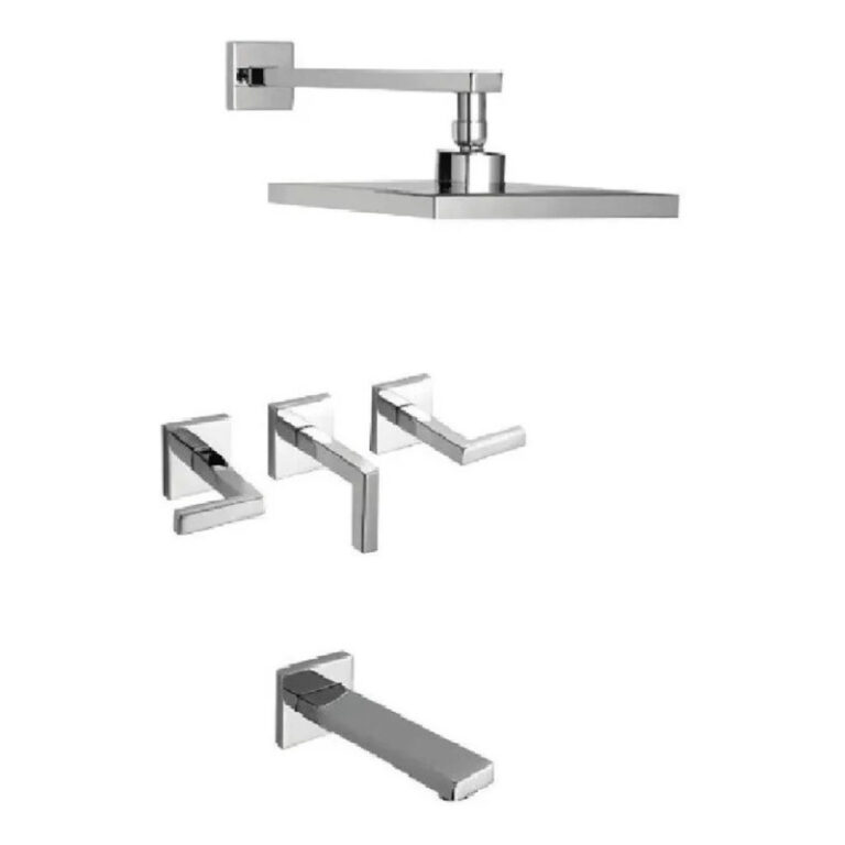 Griferia Piazza Unique Lever Ducha Embutir Con Transferencia - Imagen 2