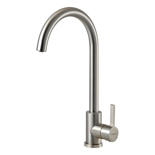 Griferia Peirano Steel Monocomando De Cocina 20-205