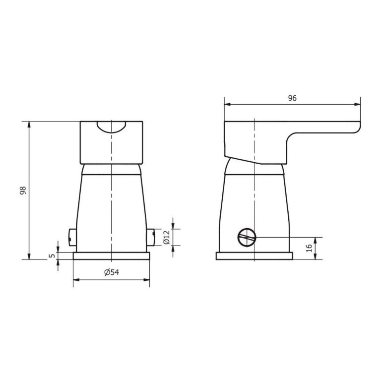 Grifería Piazza Yvon Emblem Bidet Cerámico Con Transferencia - Imagen 2