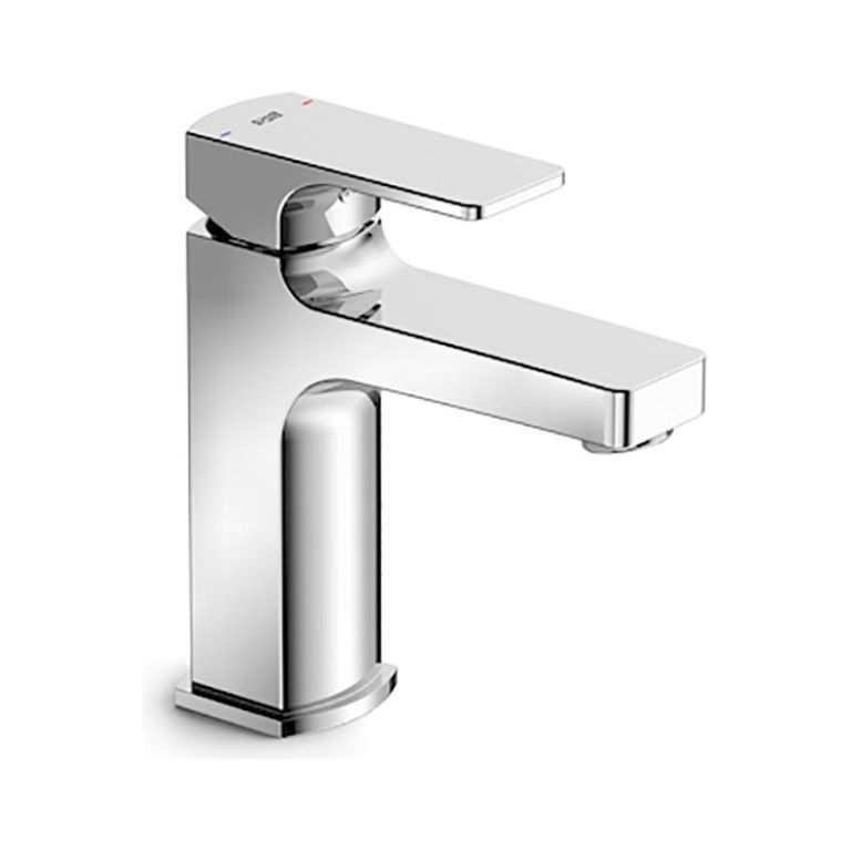 Griferia Roca Escuadra Lavatorio Bajo Monocomando Cromo