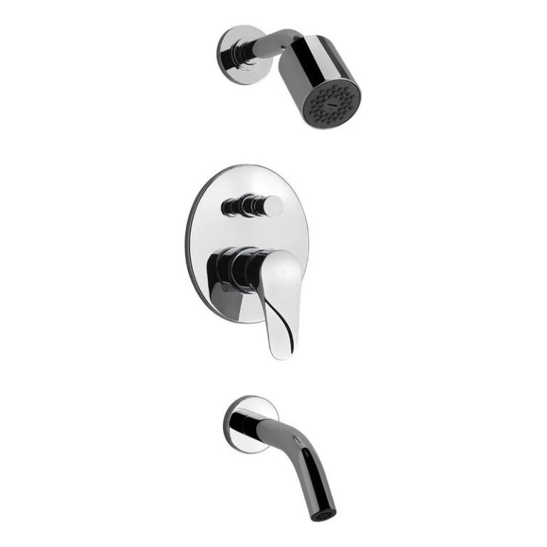 Griferia Fv Melincue Monocomando Ducha De Embutir 0106/c9