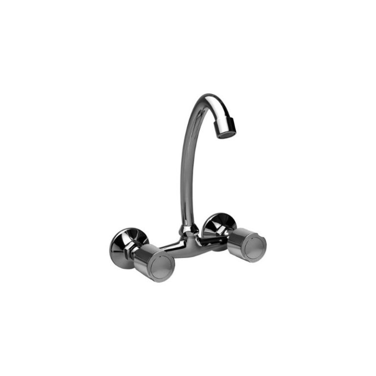 Griferia Hydros Latina Viva Cromo Cocina Pared